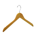 high quality Douglas fir wooden pants hanger OEM with metal clips